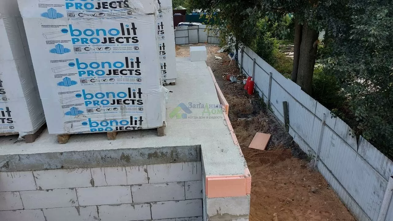строительство бетонного перекрытия коттеджа