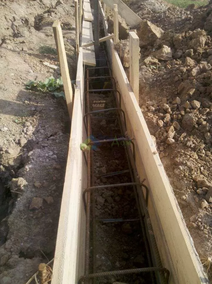 строительство бетонной ленты под забор